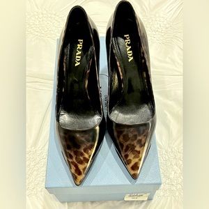 PRADA Leopard Print heels